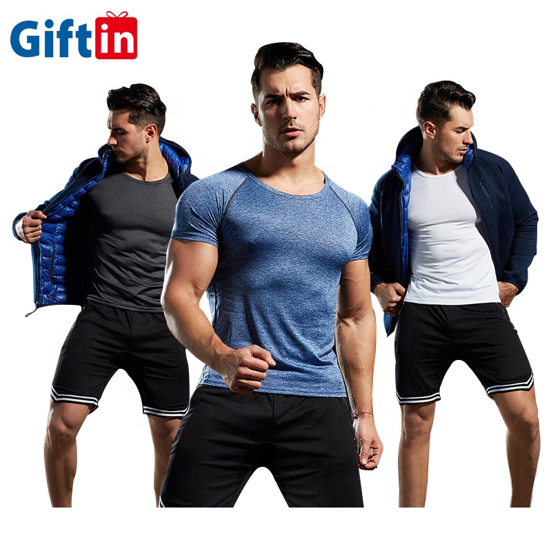 Wholesale Cationic High Quality breathable Plain Blank Men Fitness Shirt Dri Fit T-shirts Slim Fit Gym T Shirt