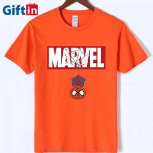 high quality wholesale Casual spiderman t shirt marvel t-shirts for men cotton short sleeves men’s t shirts