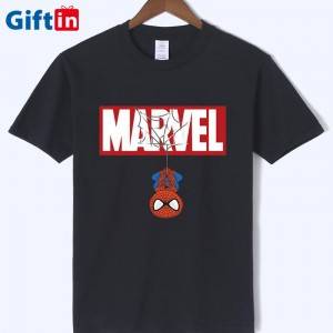 fashion custom printing Marvel cartoon t shirt for men unisex marvel spiderman t shirt