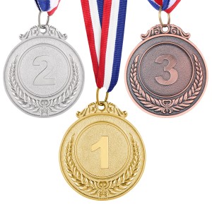 Custom 3D Double Logo marathon medals