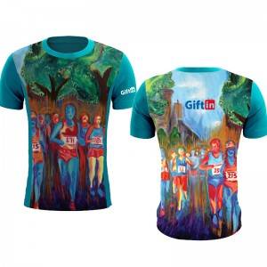 Custom Printing Best Coolmax Half Marathon T shirts Sports Marathon Running T shirts With Your Logo And Design