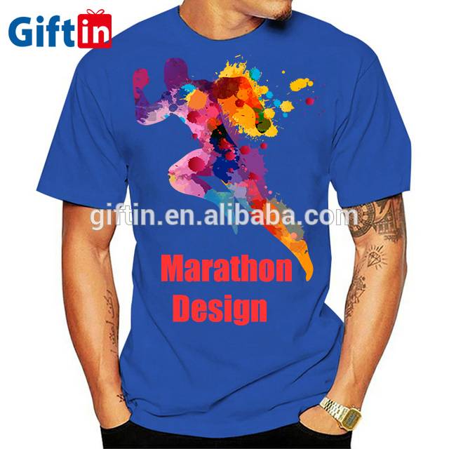 Factory Price For Online Clothing Stores -
 Men’s Running Logo Cool Dry Fit Running Sublimation Marathon Event T-shirt For Running  – Gift