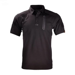 Combat Battle Custom T-Shirt T Shirt Camouflage Outdoor Quick Dry Customized Logo Men’S Black Mens Tactical Polo Shirt