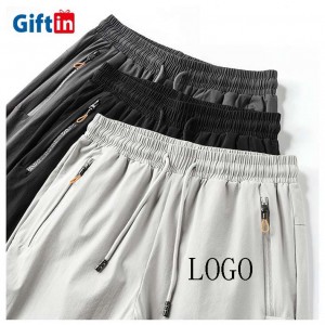 Wicking Custom Sports And Leisure Sweat Autumn Spandex Nylon Quick Dry Plus Size Work Jogger Men’S Trousers