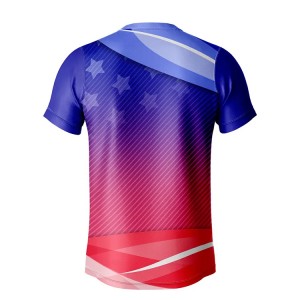 Customized Printing LOGO t shirts Quick Dry Marathon Sport Sublimation Running t shirt