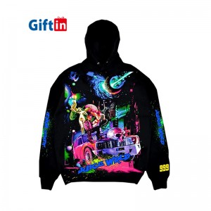 Custom 2020 New Designs Music Star Plus Size 3D Print Casual Youth Sweatshirts Hot Sale Long Sleeve Clothes Juice Wrld Hoodie