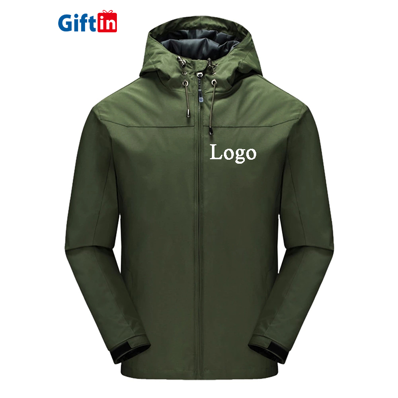 Factory Price Mens Autumn Fall Spring Custom Light Weight Fitness Jackets Blank Winter Casual Woven Softshell Jacket