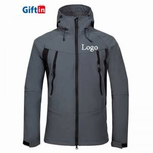 2020 Jackets Men’S Custom Embroidery Logo Lightweight Pullover Slim Fit Plain Windbreaker Waterproof Rain Jacket Hood