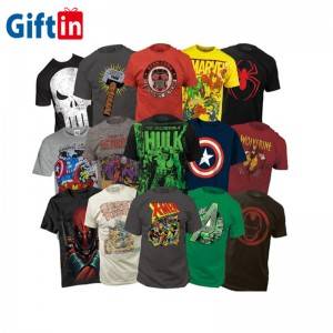 High Quality Quick Dry Fit T-Shirt Sublimation Print Marvel Cosplay Superhero Compression T Shirts For Men Boys