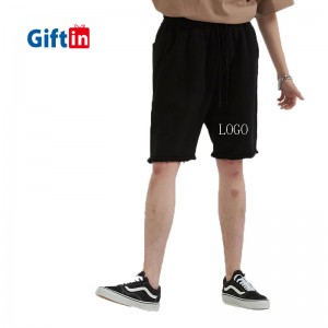 Unisex Sports Leisure Basketball Make Old Wide Trouser Leg Washed Boy’S Dyed Vintage Designers Loose Hem Men’S Shorts