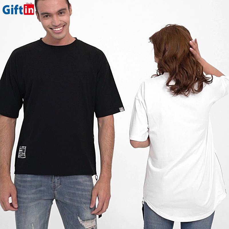 China wholesale Men's Fashion Style Half Length Tee Shirt Blank Teenagers  Clothes Custom 100% Cotton Oversized T Shirt Manufacturer and Supplier |  Gift