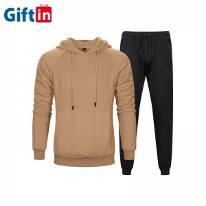 Multi Color Football White Brown Gym Men Track Suit Sport Football 2Piece Tracksuit