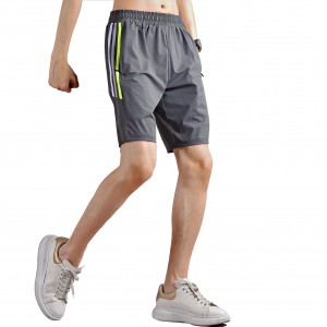Summer Boys Custom Fitness Workout Nylon Shorts Men Essentials Blank Basketball 5 Inch Inseam Shorts