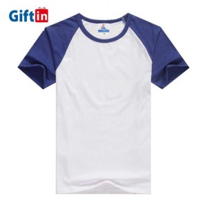 200Gsm Cotton Raglan Men’S Round Neck Polyester Spandex Gym Slim Fit Sports Comfortable Bulk Blank T-Shirt