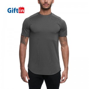 Relaxed Body Fit Blank Fitness Short Sleeve T-Shirt Men’S Summer Mesh Breathable Sports Fashion Casual Slim Top