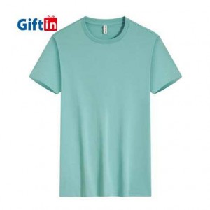Sorona Cool Jersey Crew Neck Cotton Slim Fit Gym Perspiration Moisture Absorption Elastic Unisex Summer T-Shirt