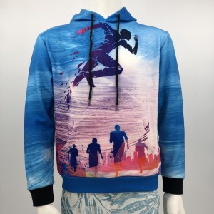 OEM Customized Sweatshirt  Sublimation Printing Sport wholesales Oversized  Hoodies