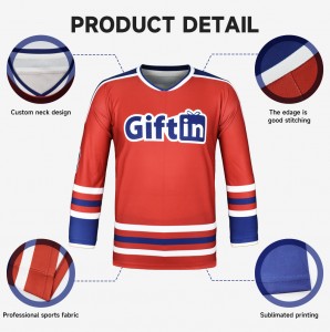 Youth American Hockey Uniform Set Fully Customized American Ice Hockey Jersey Hot Men Uniforms