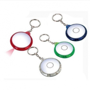 Advertising Promotion Gift Key Ring/ Frisbee KeyChain / round key Chain/ LED key chain lamp  LKC0903