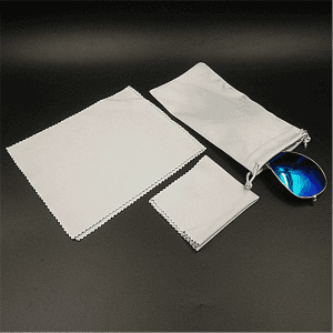 Custom microfiber glasses bag 3D glasses packing bag sunglasses sunglasses double rope beam pocket GC0171