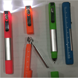 Electronic gift nail clippers light pen multi-function tool nail clipper led multipurpose student daily necessities P1122