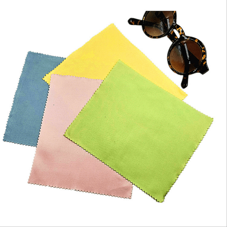 Glasses cloth manufacturer cleaning cloth needle one or four color glasses cloth microfiber cloth mobile phone cloth wipe cloth can print logo1