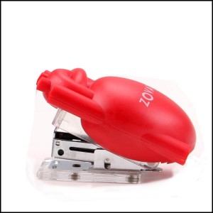 Mini Heart shape stapler for medicine promotion gift STA0020