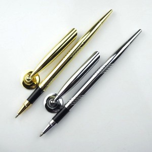 wholesale silver table pen with holder ,golden desk pen ,stand pen  MP0009