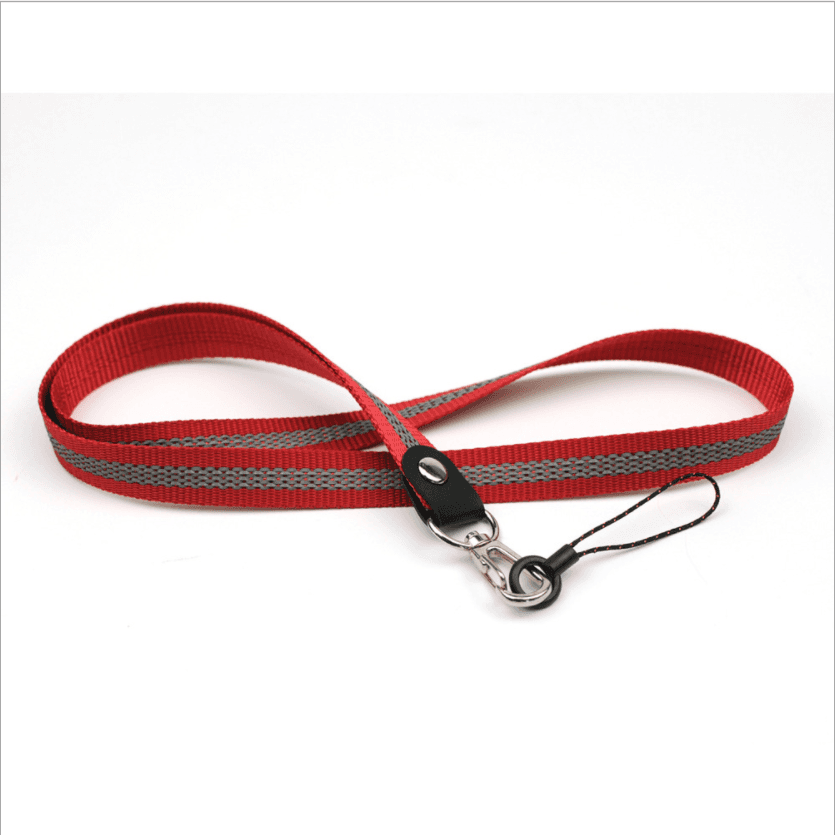 Mobile phone lanyard label sling rope woven anti-light metal hook CSC with cast circle line head13