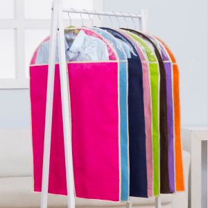 Non-woven colored transparent clothes dust cover PEVA washable laundry dust cover printed suit dust cover ST1128