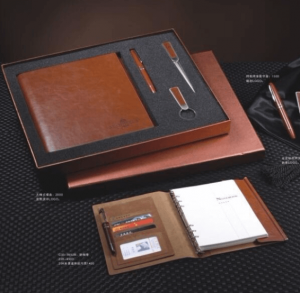 Business notebook signature pen 8G U disk gift box customization Advertising gift notebook card case NBK0037