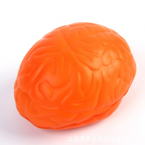 New Promotional Gift,colorful brain shaped stress ball,brain pu foam stress ball  STR0053