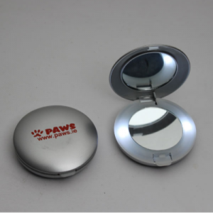 Plastic Mini LED Custom Compact Mirror with led Light  MMR0002