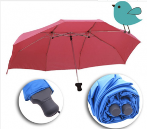 auto open lovers umbrella with 3 folded two top  UM0053