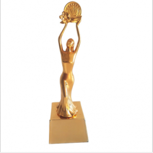 Personalized Resin Gold Dance Trophy  TR0107