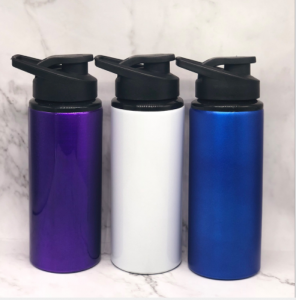 600ml aluminum water bottles for sale wholesale camping bottle with PP lid ASB0607