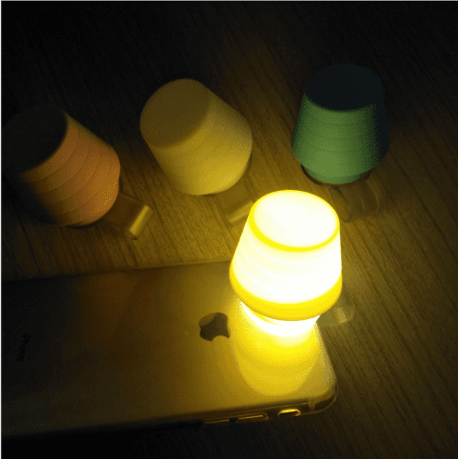 Silicone mobile phone lampshade Party atmosphere flashing cover Bar mobile phone night light