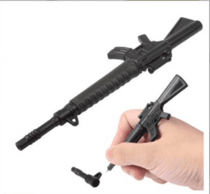 Submachine gun ball-point pen modeling plastic gun pen decompression ball pen student play pen P1021