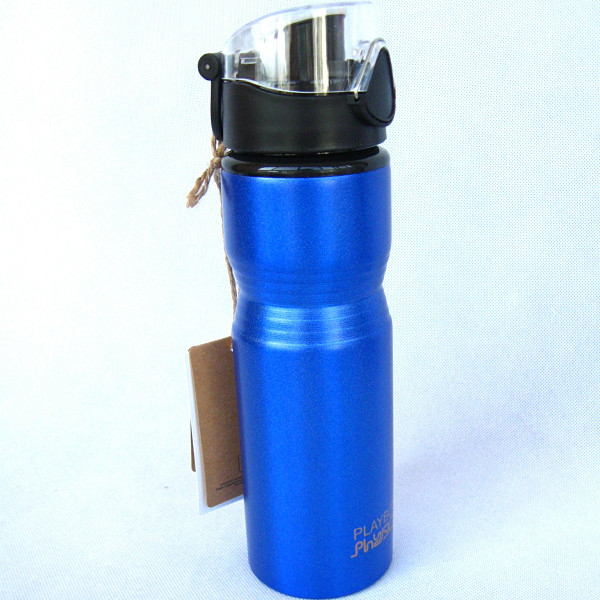 850ml Aluminium Wide Mouth With One-Pus Cylinder-Shaped Sports Bottle ASB0302 Featured Image