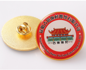 Promotional Wholesale OEM Design Metal Cartoon Soft Enamel Kunshan Custom Made Gold Plating Hard Enamel Lapel Pin Badge  MBG0001