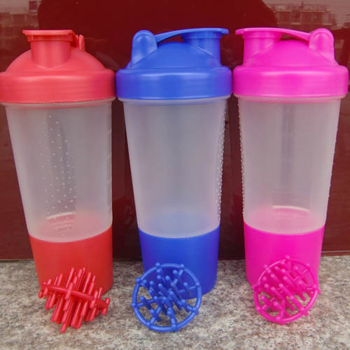 BPA Free Private Label Whey Protein Shaker Bottle with Plastic Ball BT0043