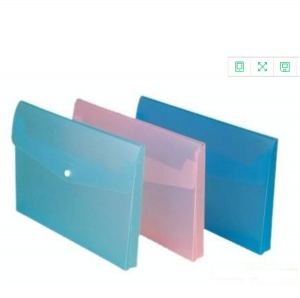 Wholesale Custom Printed PP Folding A4 Plastic Portable Box File Folder