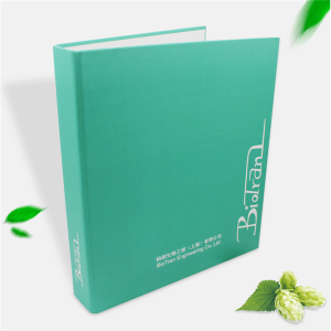 Paper loose-leaf A4 document file folder promotional, A4 embossing folder printing with high quality board paper