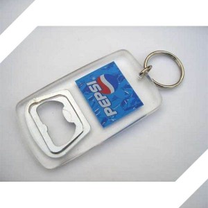 Transparent Portable bottle opener small sliding gate bottle opener keychain:MEK053