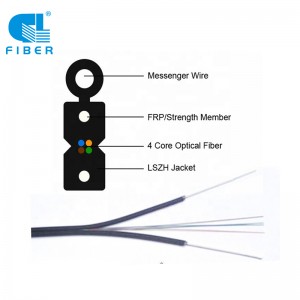 Butterfly Outdoor FTTH Drop Cable GJYXCH GJXH GJYXFCH LSZH Self Supporting