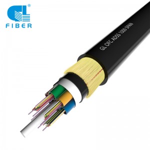 12/24/48/144/288 Core Aerial ADSS Cable For Long Span(400/800/1000/1500M)