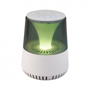 GL-2109 Multifunction factory manufacturer music bluetooth Ionizer air purifier with colorful light