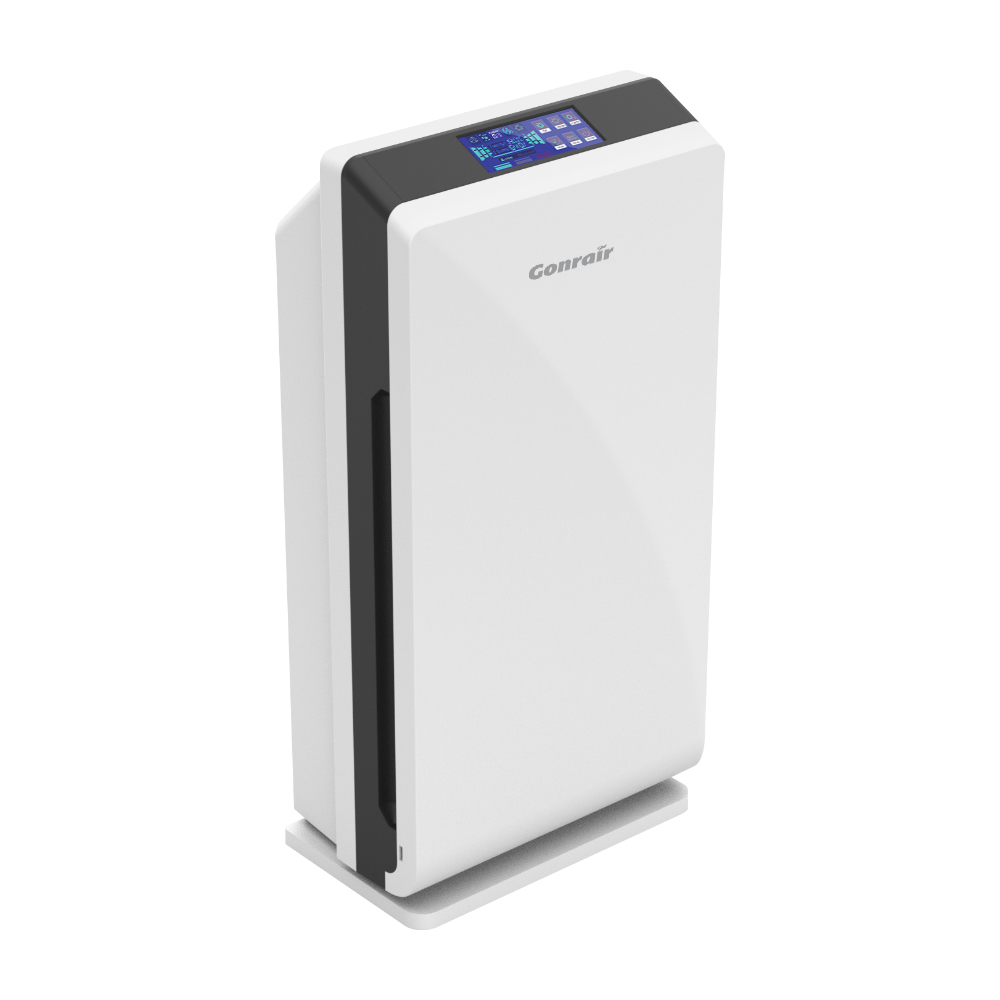 GL-8128 Guanglei floor standing Air purifier with touch screen UV Anion Ozone functions