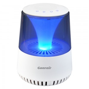 GL-2109 Multifunction factory manufacturer music bluetooth Ionizer air purifier with colorful light