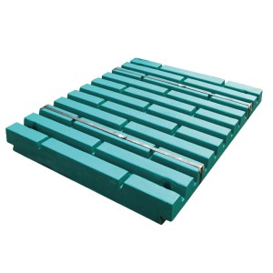 Reliable Supplier China Shanbao Brand Jaw Die Jaw Plate in High Quality